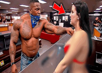 BREAKING NEWS: ASHLEY GOLD PUNC:HED LES GOLD ON THE FACE!