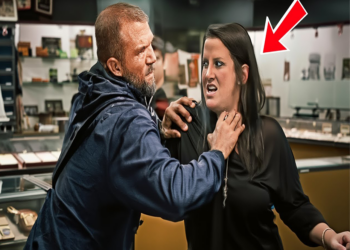 Ashley Gold vs. Thief: SHO:CKING Fi:ght Inside Hardcore Pawn!